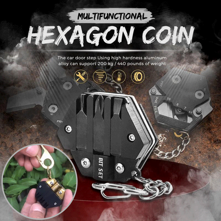 Multifunctional Hexagon Outdoor EDC Survival Tool | Stornfield