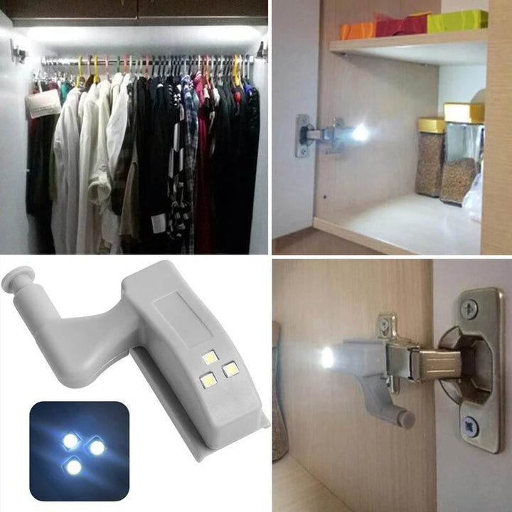 10pcs LED Sensor Hinge Wardrobe Lamp | Stornfield