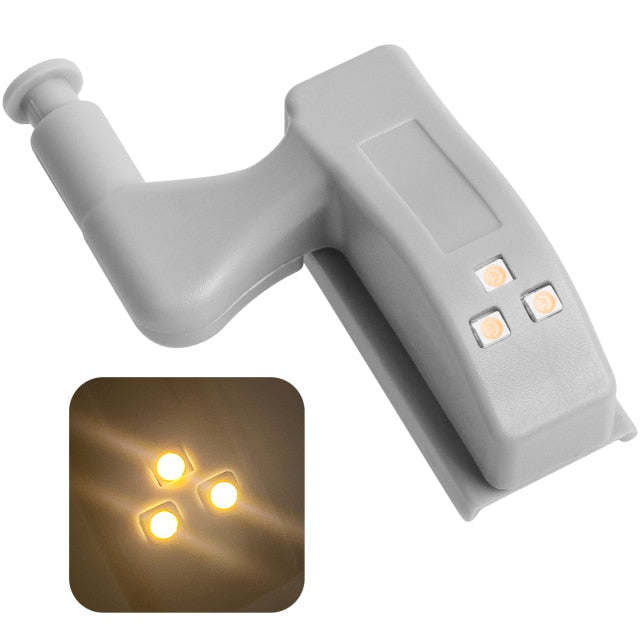 10pcs LED Sensor Hinge Wardrobe Lamp | Stornfield