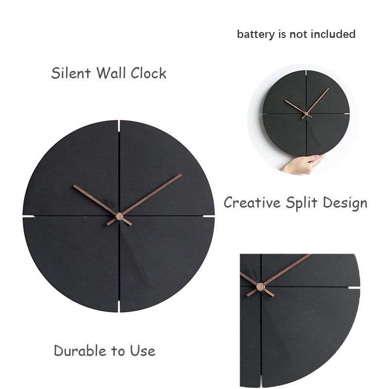 Elegant Nordic Minimalist Wooden Wall Clock | Stornfield