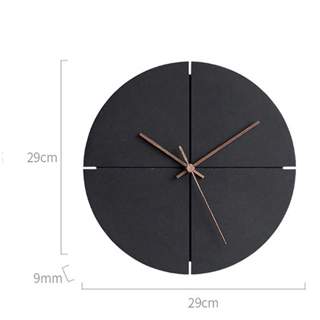 Elegant Nordic Minimalist Wooden Wall Clock | Stornfield