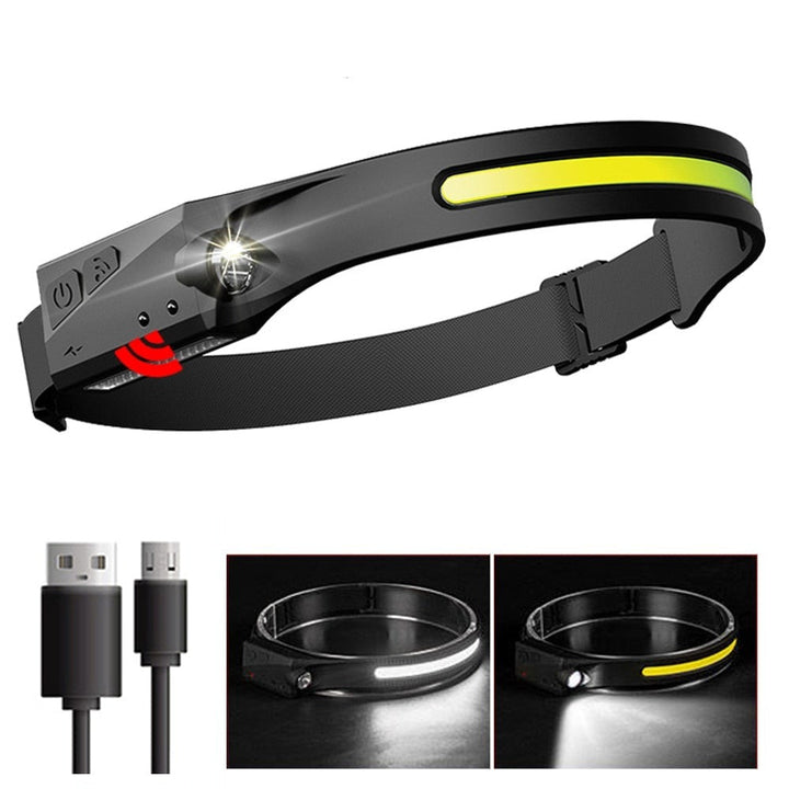 Rechargeable LED Sensor USB Headlamp | Stornfield