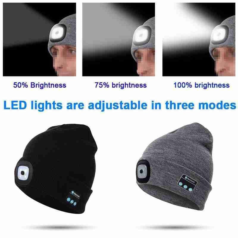 Unisex Bluetooth Speaker Headlamp Beanie Hat | Stornfield