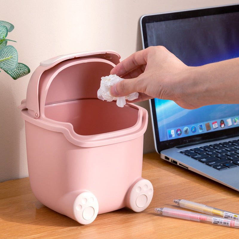 Lazy Penguin Office Mini Trash Can | Stornfield