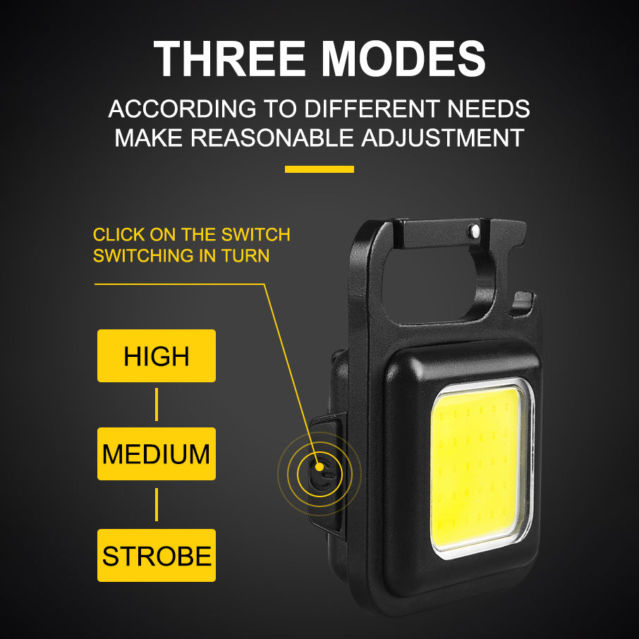 Mini Magnetic Pocket Keychain Flashlight | Stornfield