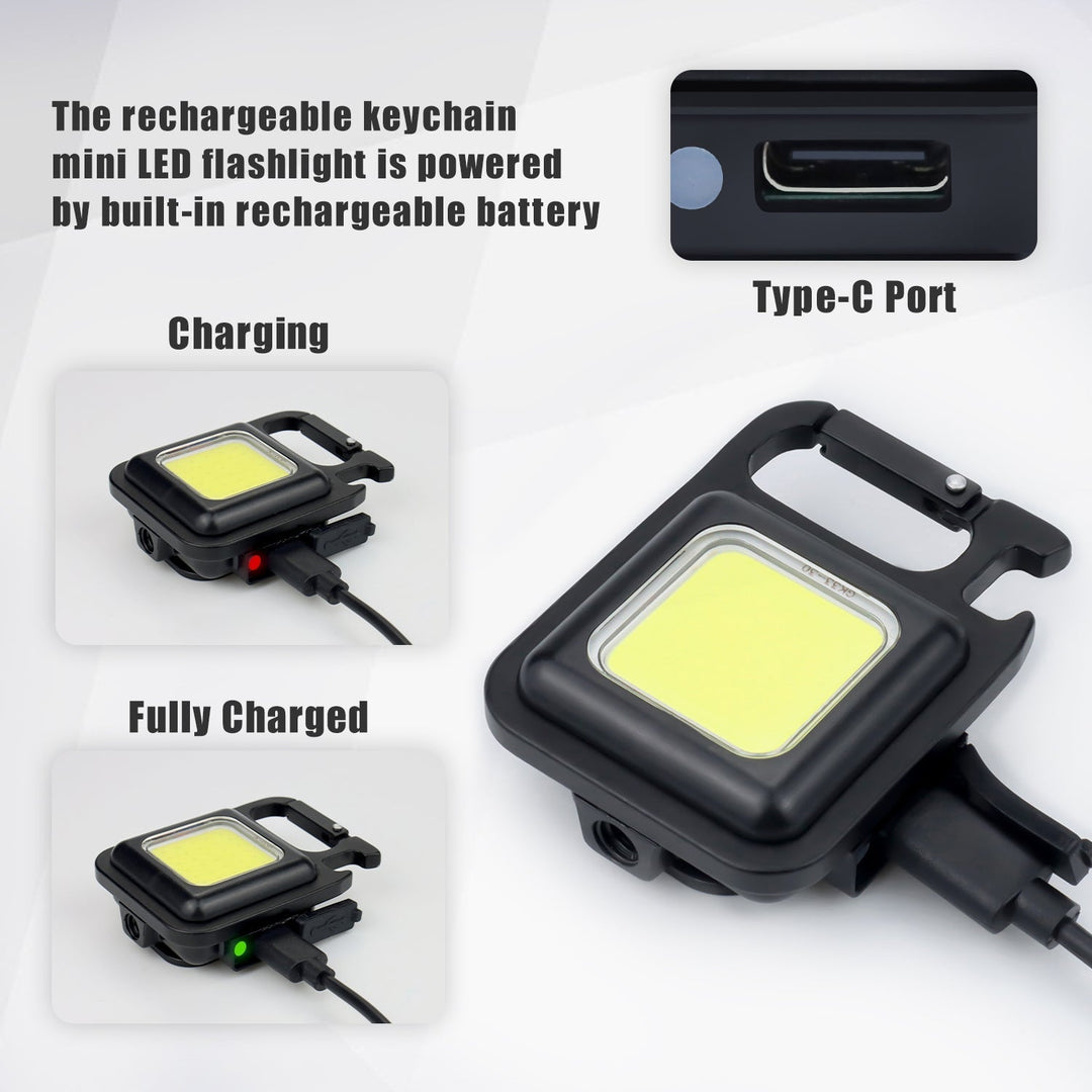 Mini Magnetic Pocket Keychain Flashlight | Stornfield