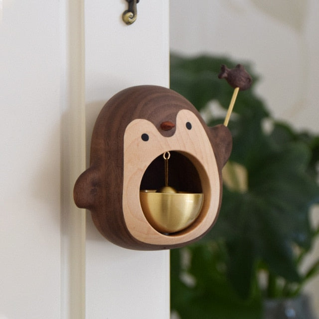 Solid Wood Cute Hanging Door Bell | Stornfield