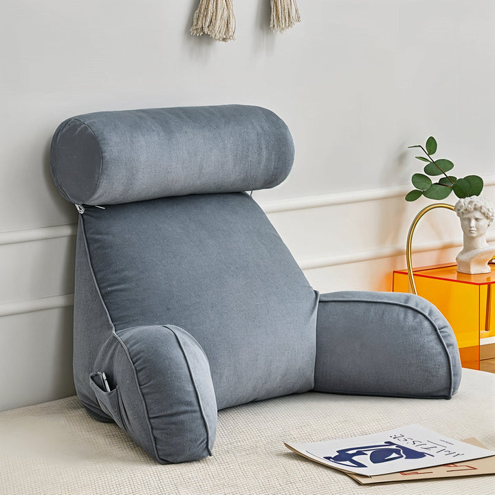 Backrest Pillow With Arms & Headrest | Stornfield