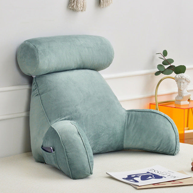 Backrest Pillow With Arms & Headrest | Stornfield