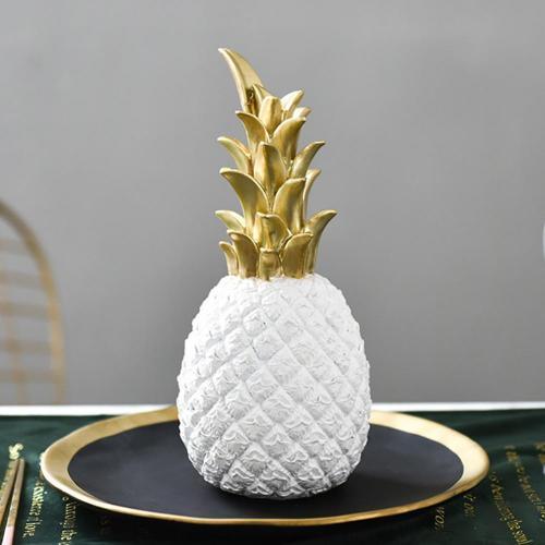 Stornfield | PineLux Glossy Pineapple Decorative Figurine | Modern Design | Available in 3 Colors & Sizes