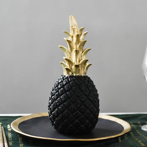 Stornfield | PineLux Glossy Pineapple Decorative Figurine | Modern Design | Available in 3 Colors & Sizes