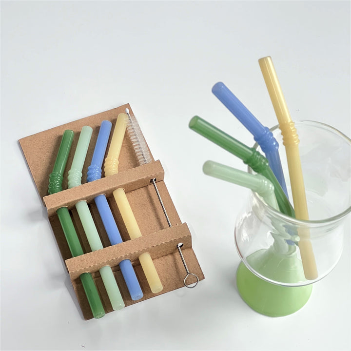 Stornfield | Glass Straws - Set of 4