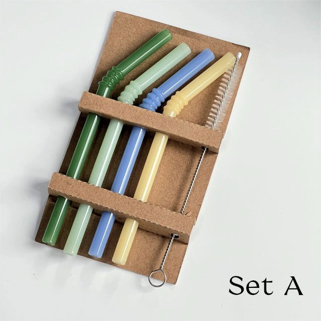 Stornfield | Glass Straws - Set of 4