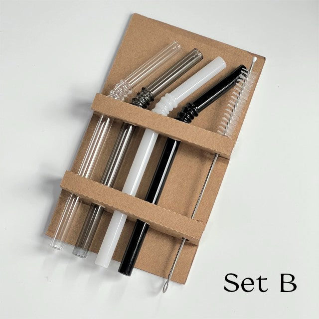 Stornfield | Glass Straws - Set of 4