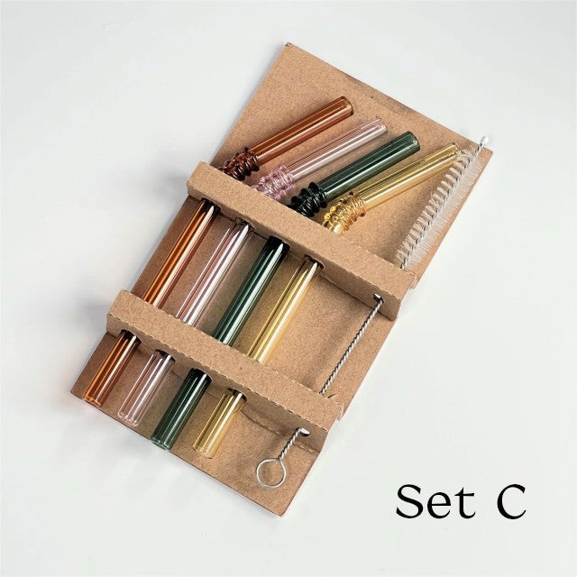 Stornfield | Glass Straws - Set of 4