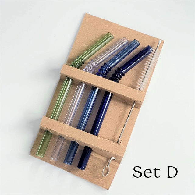 Stornfield | Glass Straws - Set of 4