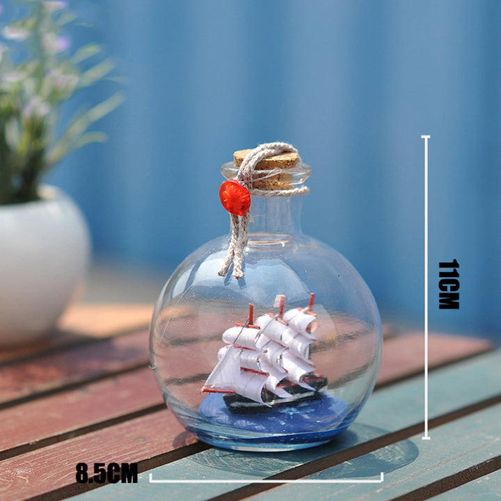 Creative Glass Bottle Ship | Stornfield