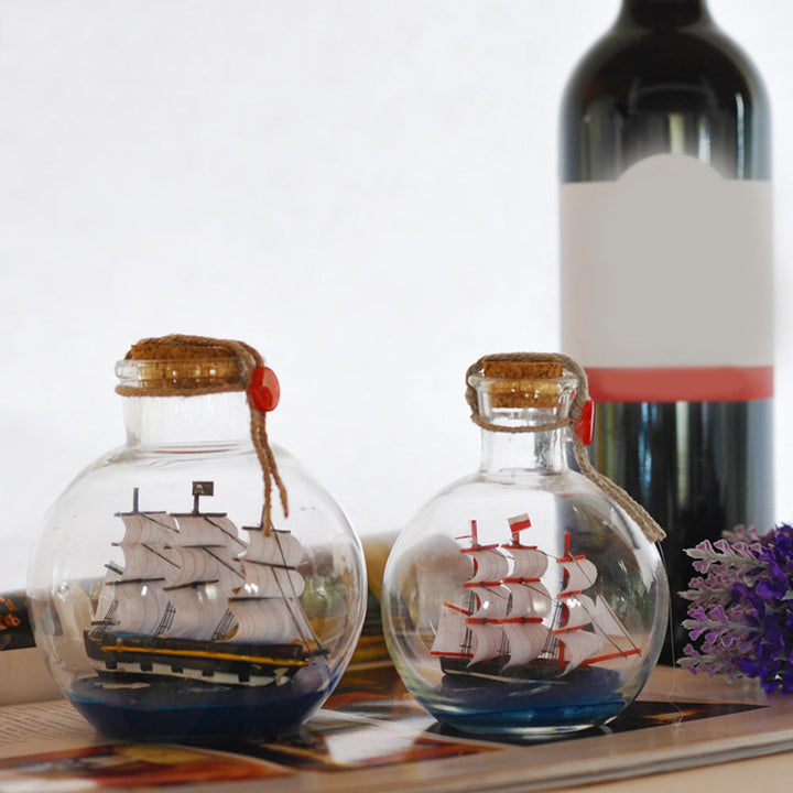 Creative Glass Bottle Ship | Stornfield