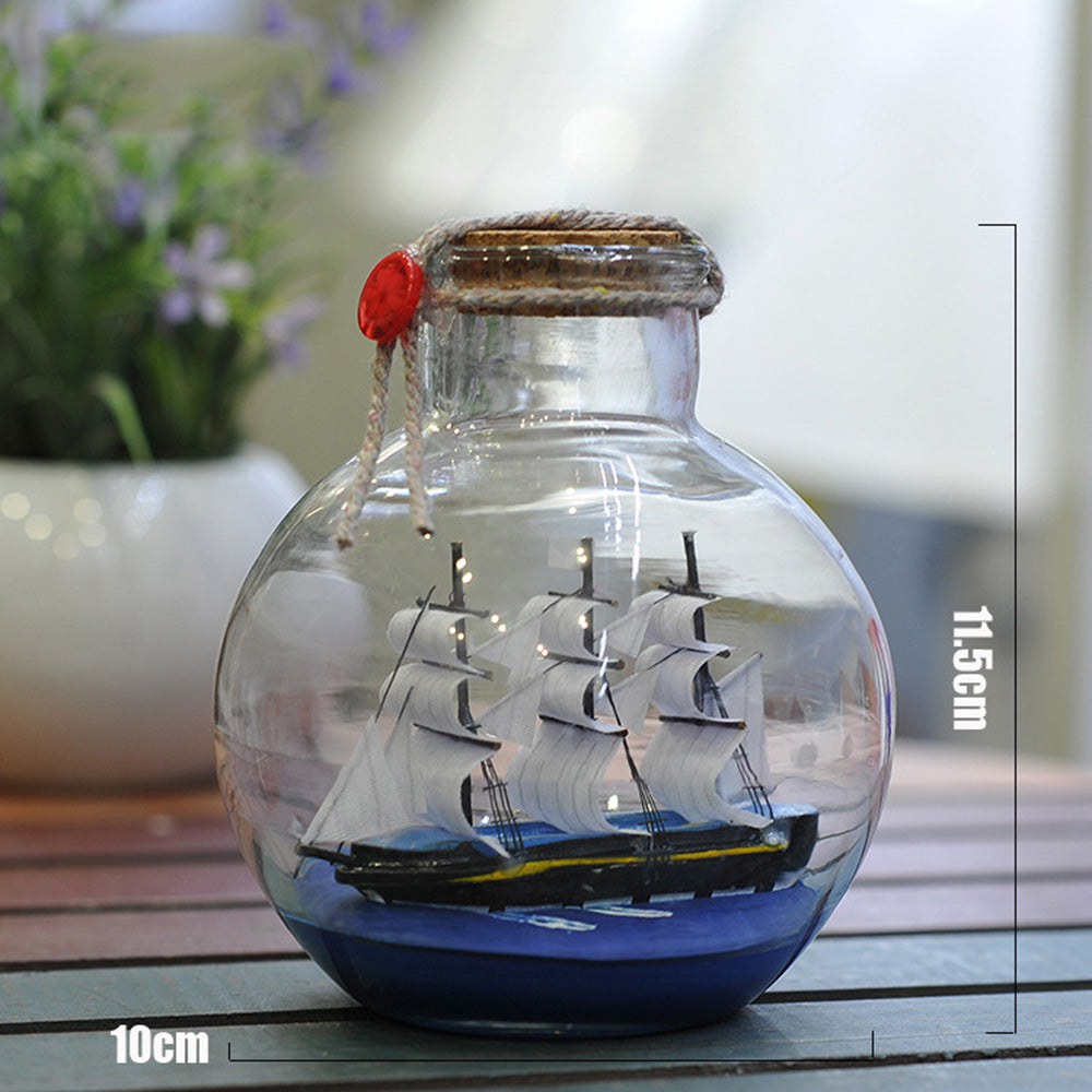 Creative Glass Bottle Ship | Stornfield