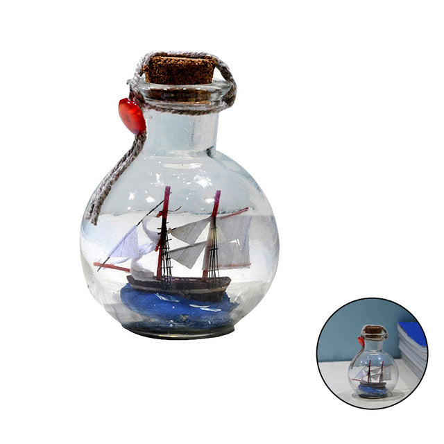 Creative Glass Bottle Ship | Stornfield
