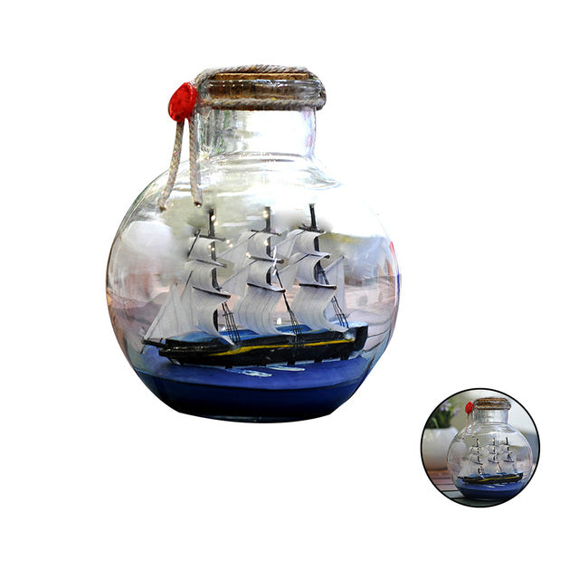 Creative Glass Bottle Ship | Stornfield