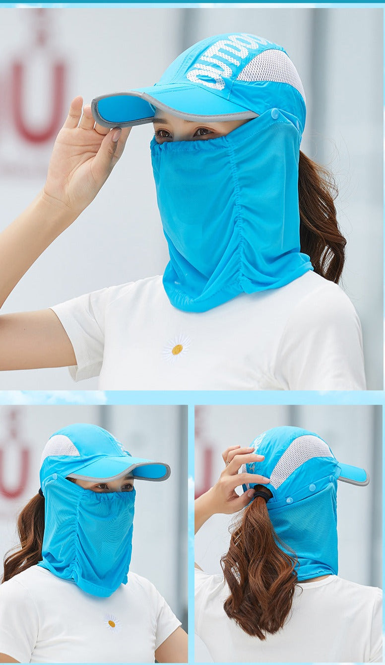 Anti-Ultraviolet Outdoor Breathable Summer Mask Hat | Stornfield