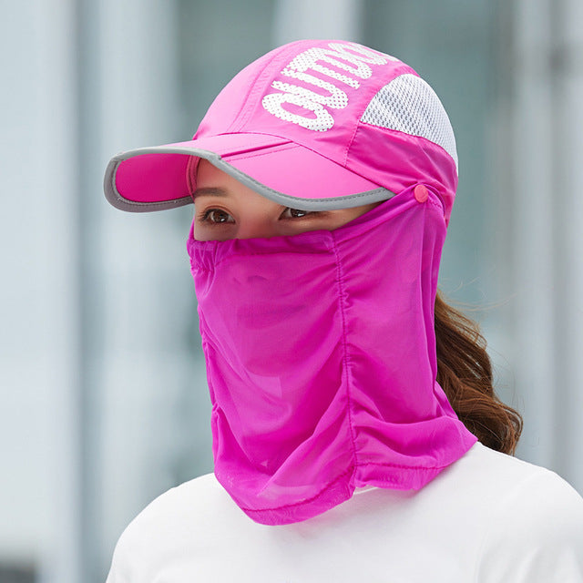 Anti-Ultraviolet Outdoor Breathable Summer Mask Hat | Stornfield