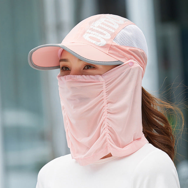 Anti-Ultraviolet Outdoor Breathable Summer Mask Hat | Stornfield