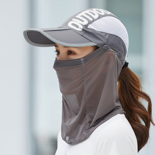 Anti-Ultraviolet Outdoor Breathable Summer Mask Hat | Stornfield
