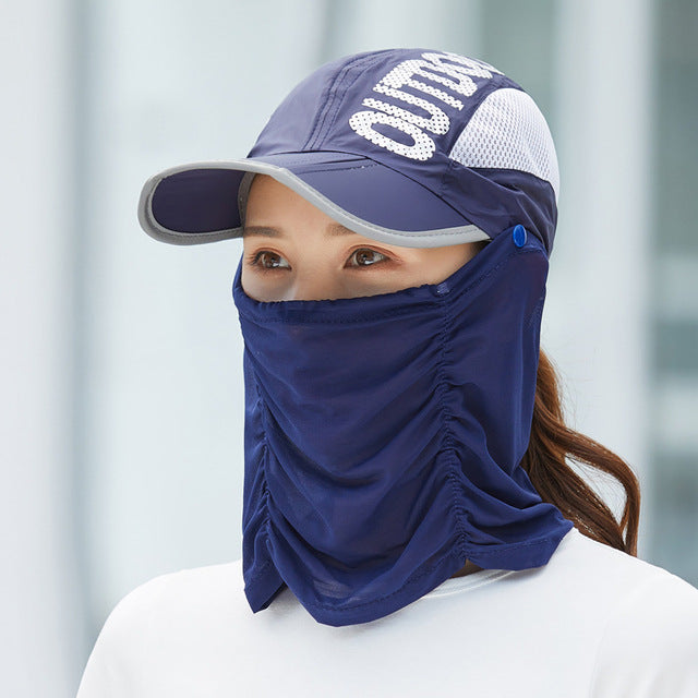 Anti-Ultraviolet Outdoor Breathable Summer Mask Hat | Stornfield