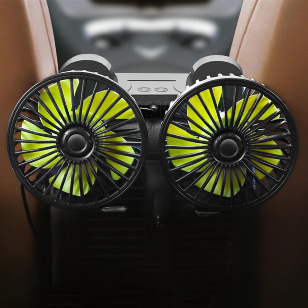 Car Dashboard Double USB Cooling Fan | Stornfield