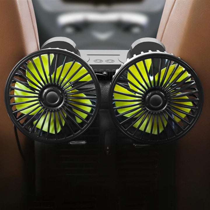 Car Dashboard Double USB Cooling Fan | Stornfield