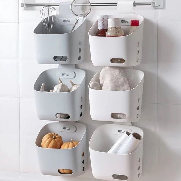 Wall-Mounted Simple Hanging StackaStornfielde Storage Basket | Stornfield