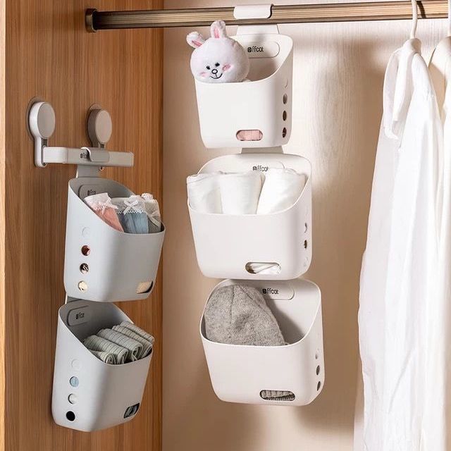 Wall-Mounted Simple Hanging StackaStornfielde Storage Basket | Stornfield