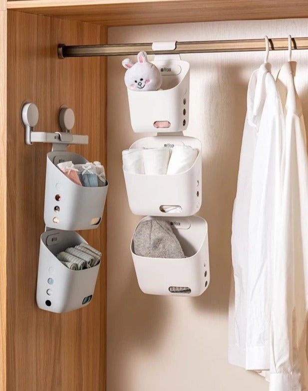Wall-Mounted Simple Hanging StackaStornfielde Storage Basket | Stornfield