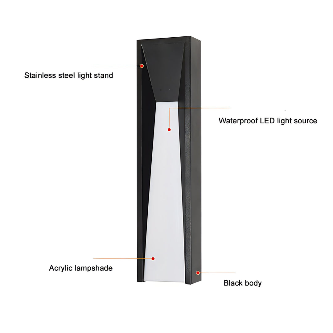 Parv - Stainless Steel IP65 Modern Wall Light Fixture | Stornfield
