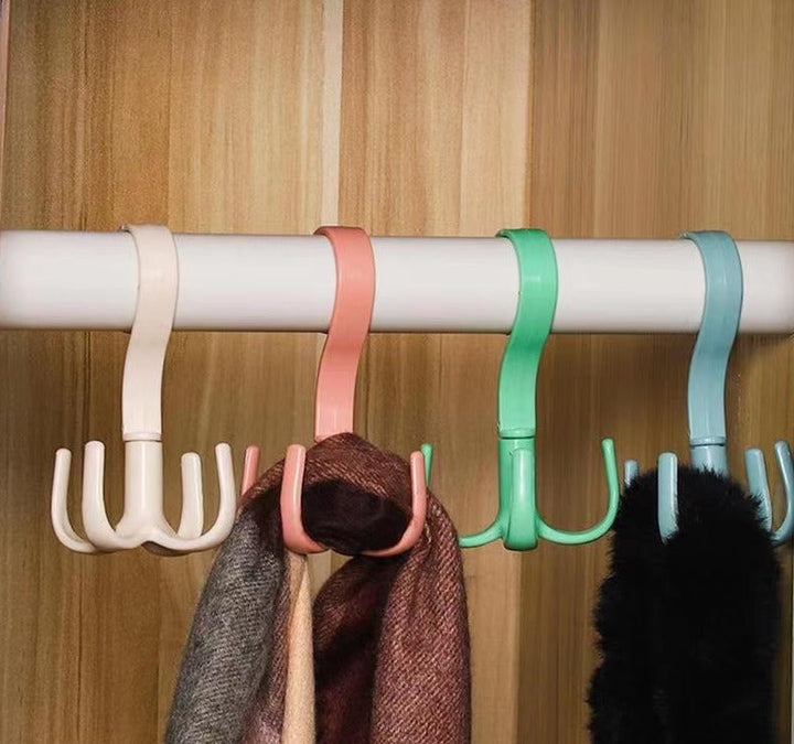 Rotating Four-Claw Wardrobe Organizer Hanger | Stornfield