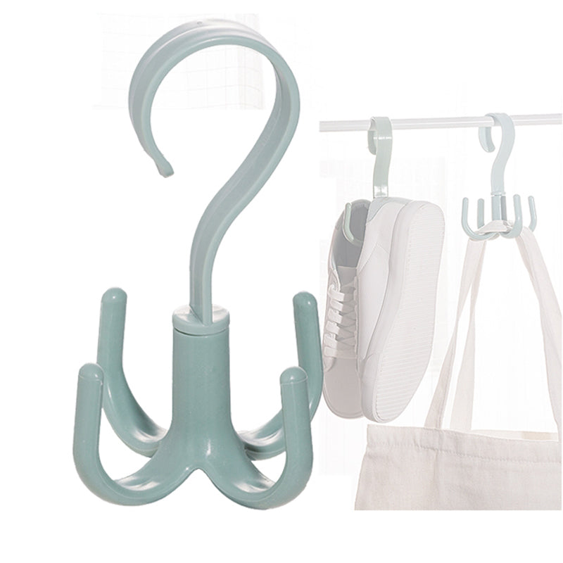 Rotating Four-Claw Wardrobe Organizer Hanger | Stornfield