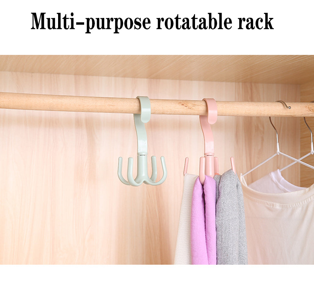 Rotating Four-Claw Wardrobe Organizer Hanger | Stornfield