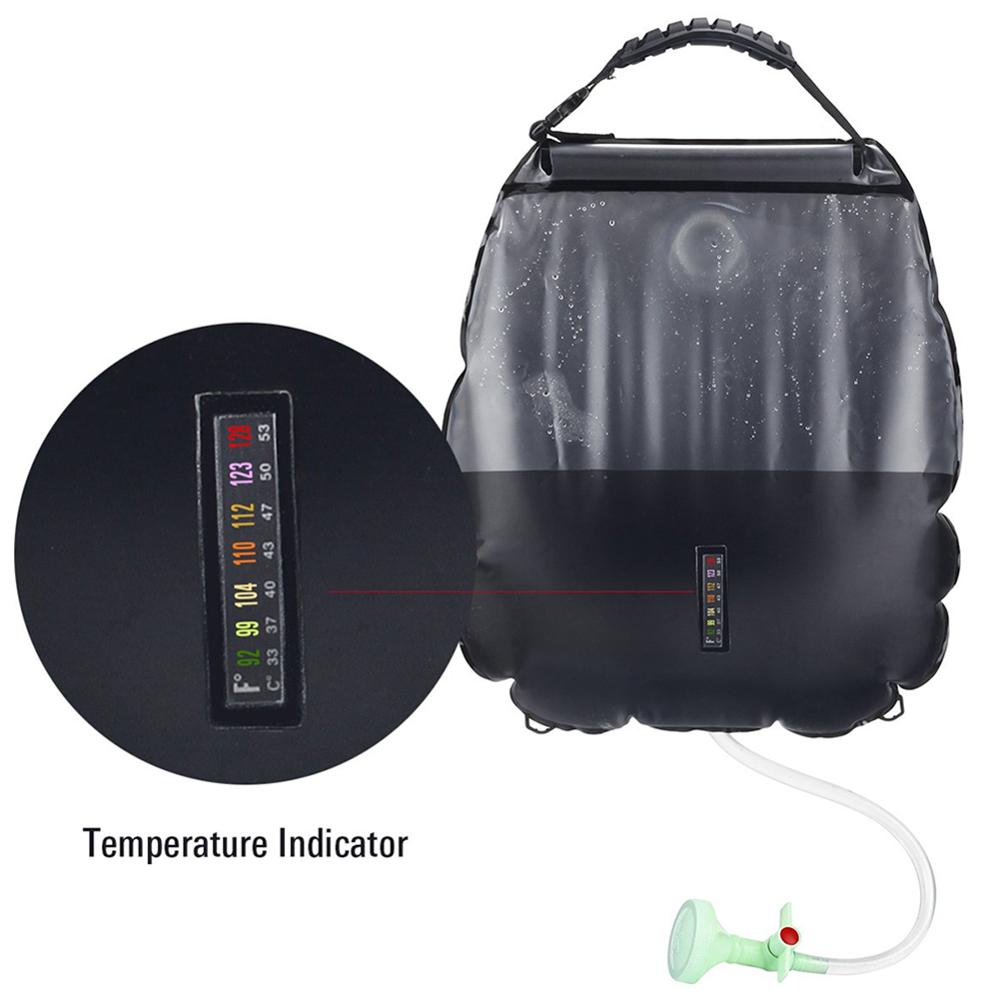 Soar-Powered Portable Travel Heated Shower Bag | Stornfield
