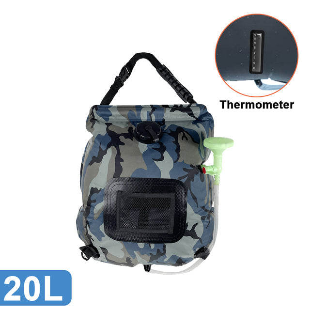Soar-Powered Portable Travel Heated Shower Bag | Stornfield