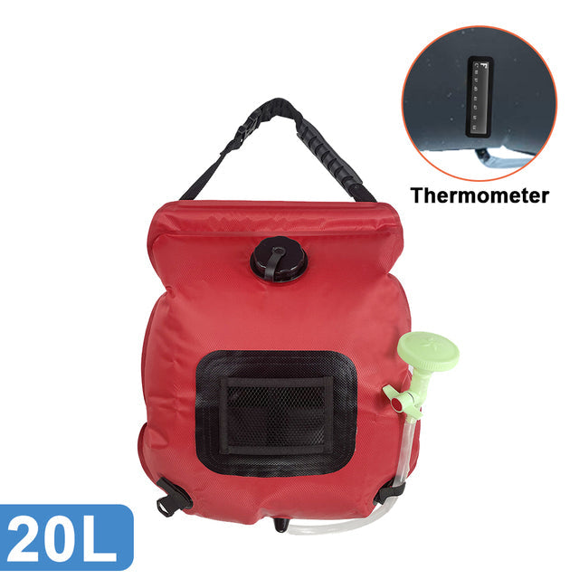 Soar-Powered Portable Travel Heated Shower Bag | Stornfield