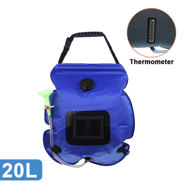 Soar-Powered Portable Travel Heated Shower Bag | Stornfield