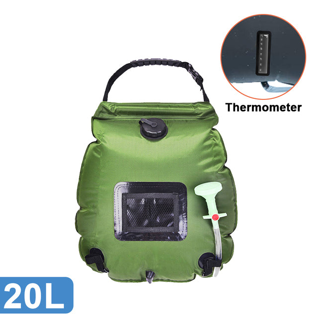 Soar-Powered Portable Travel Heated Shower Bag | Stornfield