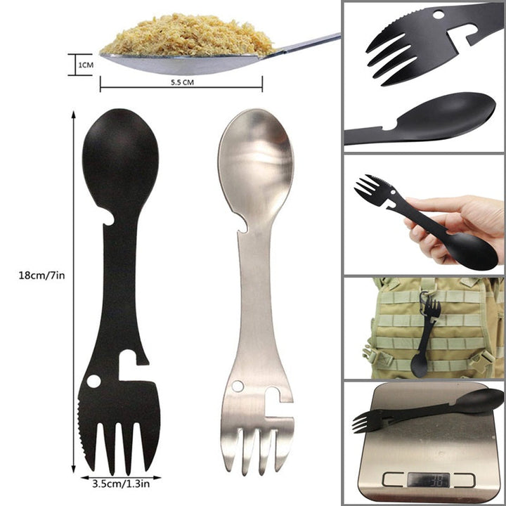 Stainless Steel Multifunctional Bottle Opener Spork | Stornfield