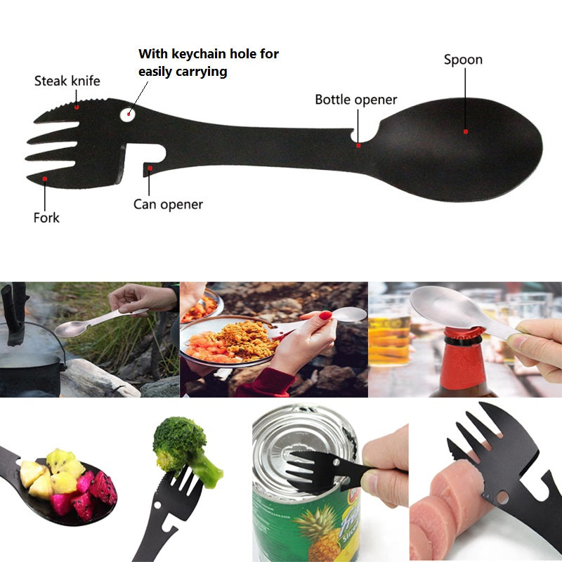 Stainless Steel Multifunctional Bottle Opener Spork | Stornfield