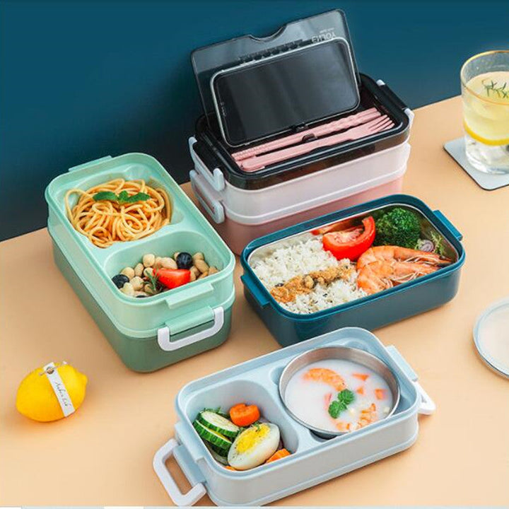 Double Layer Leak-Proof Soup Bowl Lunch Box | Stornfield