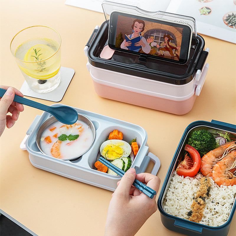 Double Layer Leak-Proof Soup Bowl Lunch Box | Stornfield