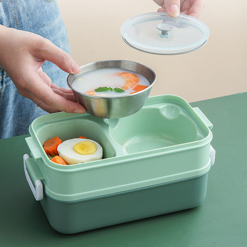 Double Layer Leak-Proof Soup Bowl Lunch Box | Stornfield