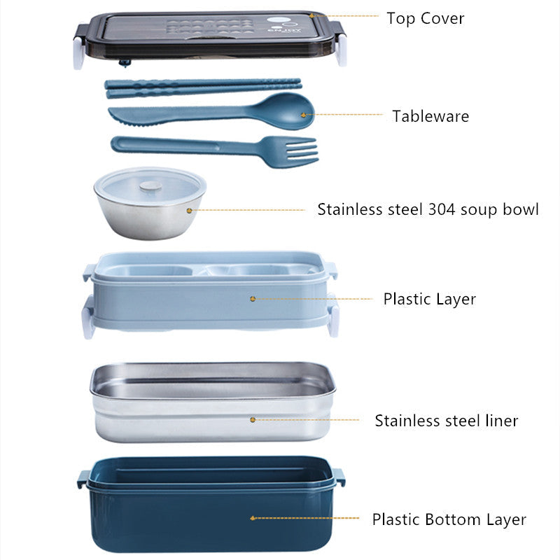 Double Layer Leak-Proof Soup Bowl Lunch Box | Stornfield
